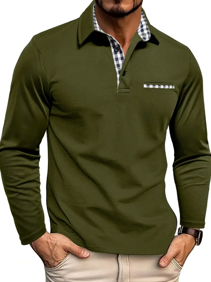 MARCEL | MEN’S LONG-SLEEVE POLO SHIRT