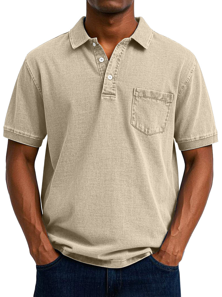 DAMIEN | VINTAGE CASUAL MEN'S POLO SHIRT
