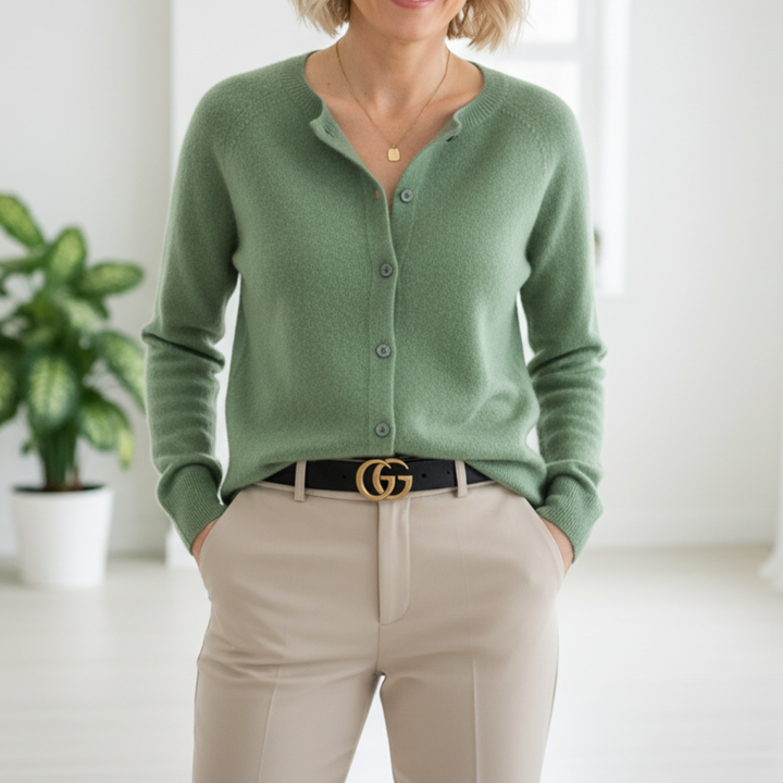 ANNA | ELEGANT BUTTON-UP CARDIGAN
