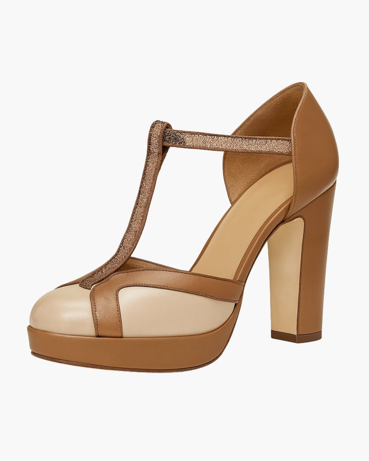GIULIANA | T-BAR STRAP PUMPS