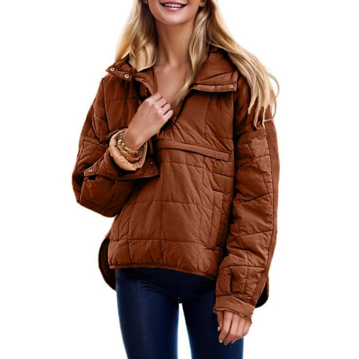 VERONICA | OVERSIZED HOODED PULLOVER JACKET