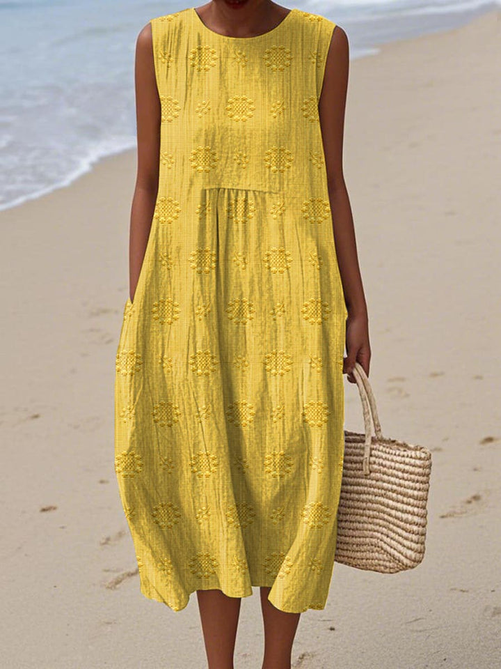 RUNA | SLEEVELESS DRESS WITH POCKETS