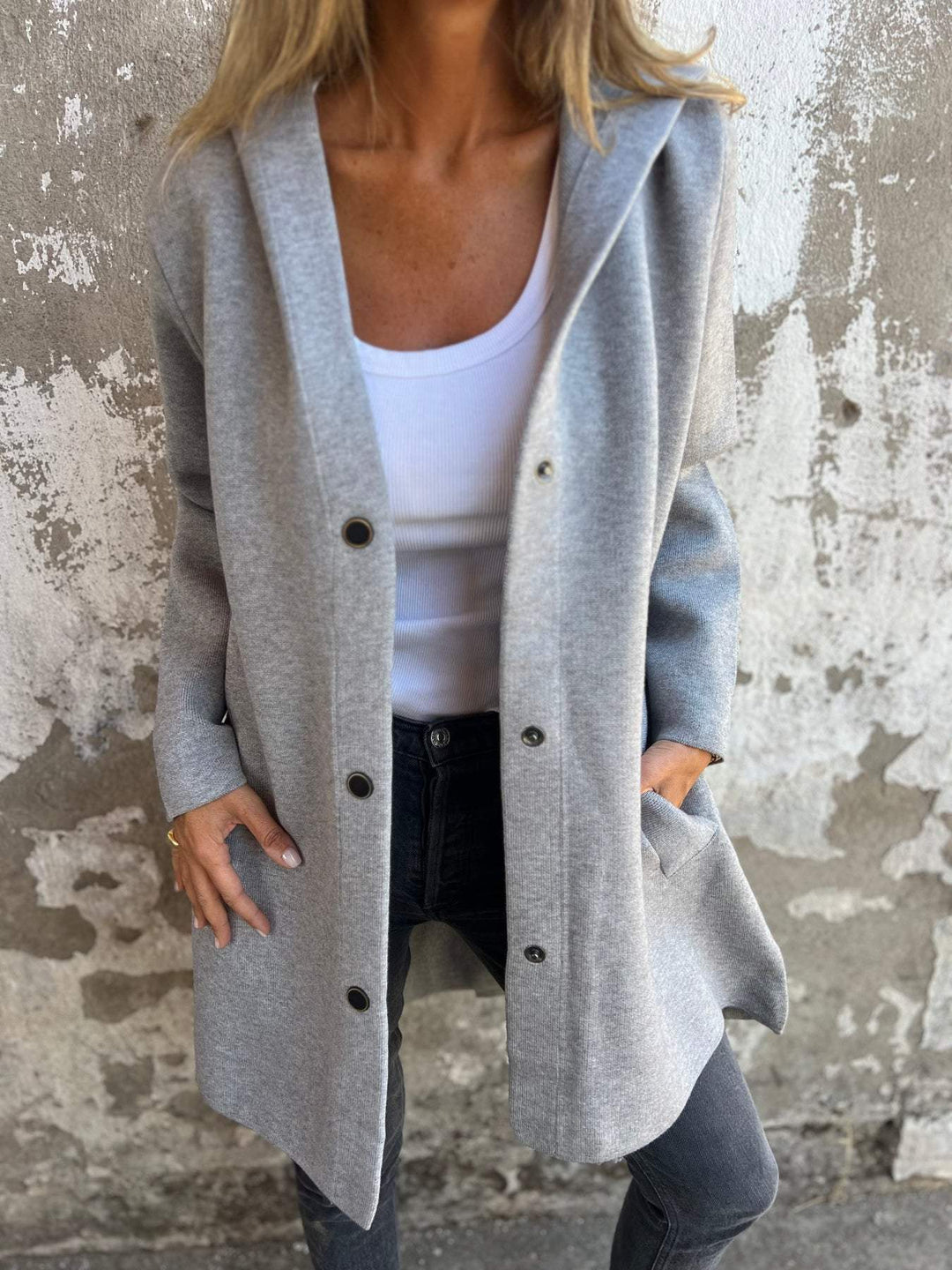 CAROLINE | COSY BUTTON-UP JACKET