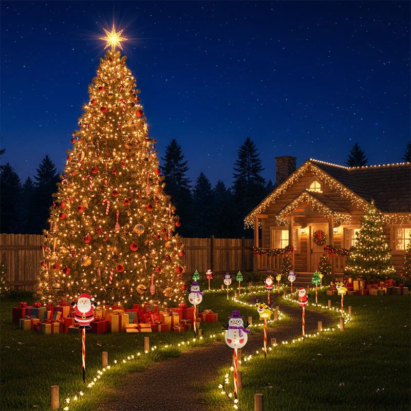 6-PACK OF MOVABLE CHRISTMAS LIGHTS