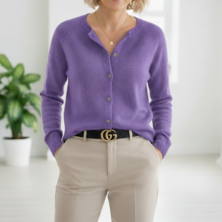 ANNA | ELEGANT BUTTON-UP CARDIGAN