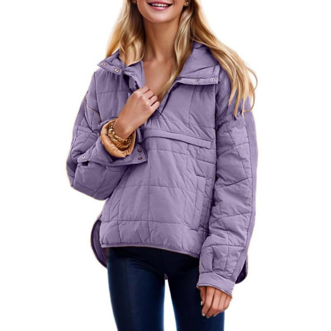 VERONICA | OVERSIZED HOODED PULLOVER JACKET