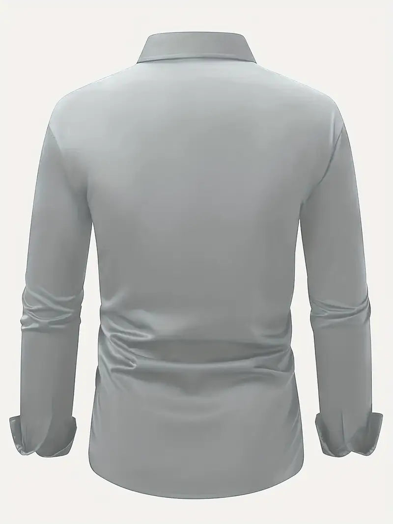 BODEN | MEN'S ELEGANT LONG-SLEEVE POLO