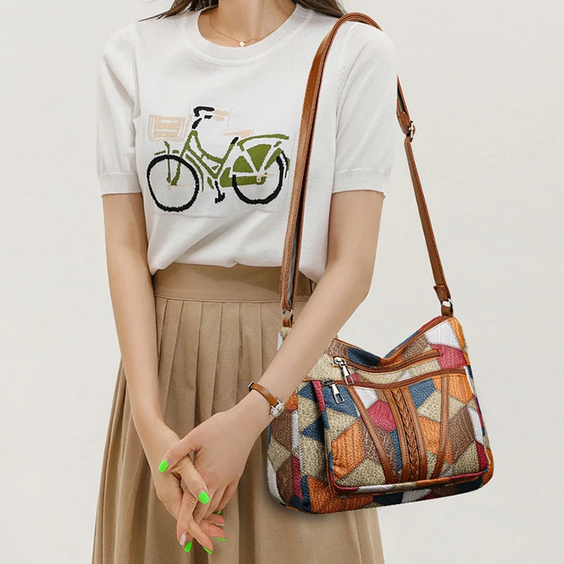 SAMIRA | PATCHWORK CROSSBODY BAG