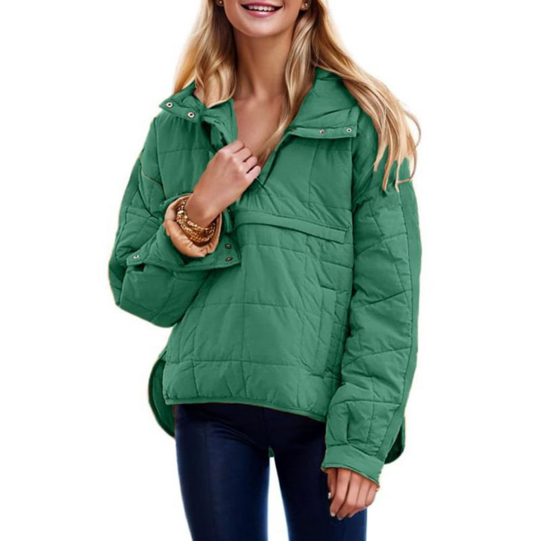 VERONICA | OVERSIZED HOODED PULLOVER JACKET