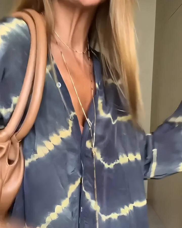 CÉLESTE | STRIPED BOHEMIAN MAXI DRESS