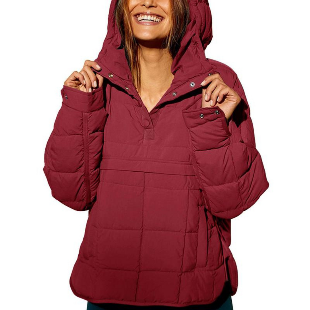 VERONICA | OVERSIZED HOODED PULLOVER JACKET