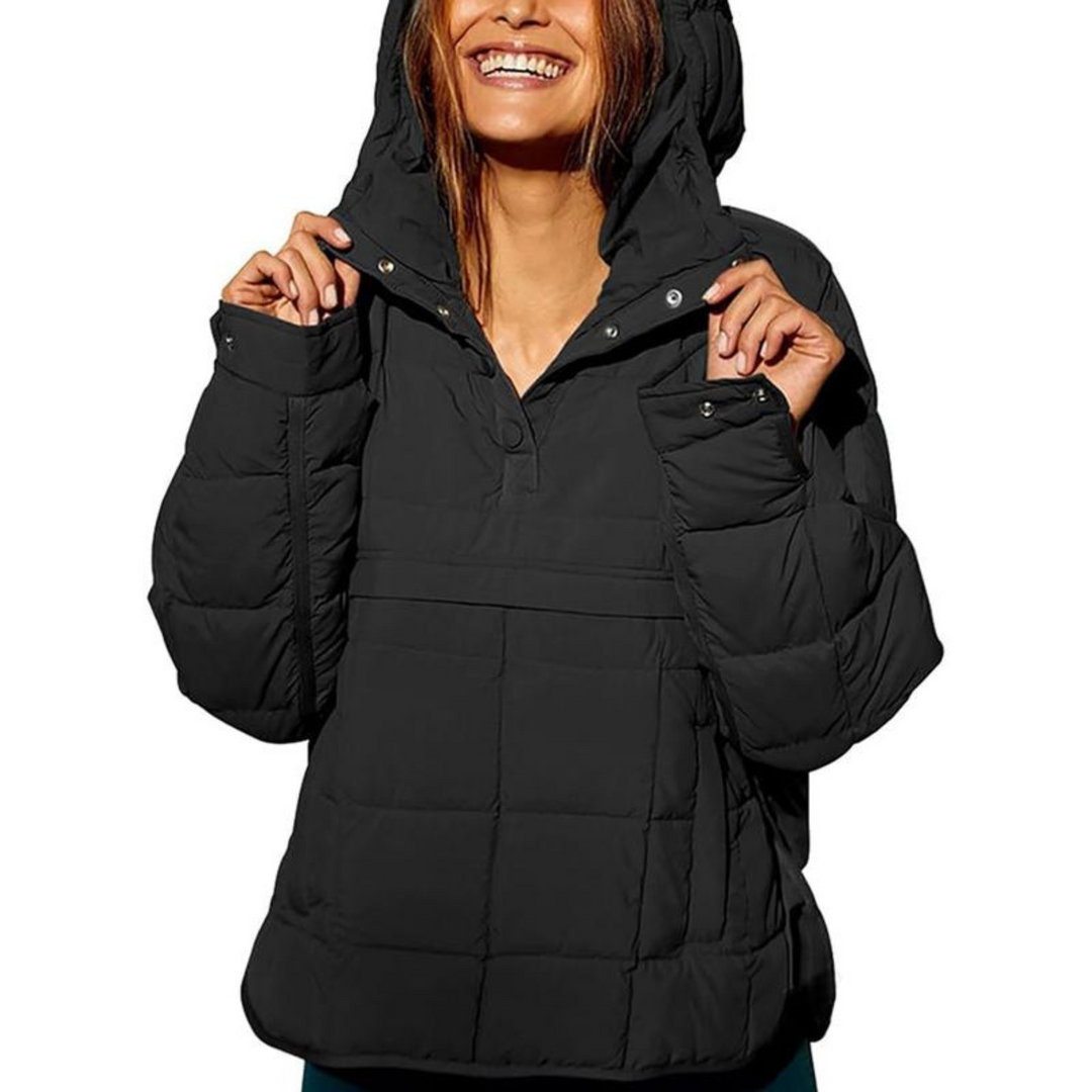 VERONICA | OVERSIZED HOODED PULLOVER JACKET