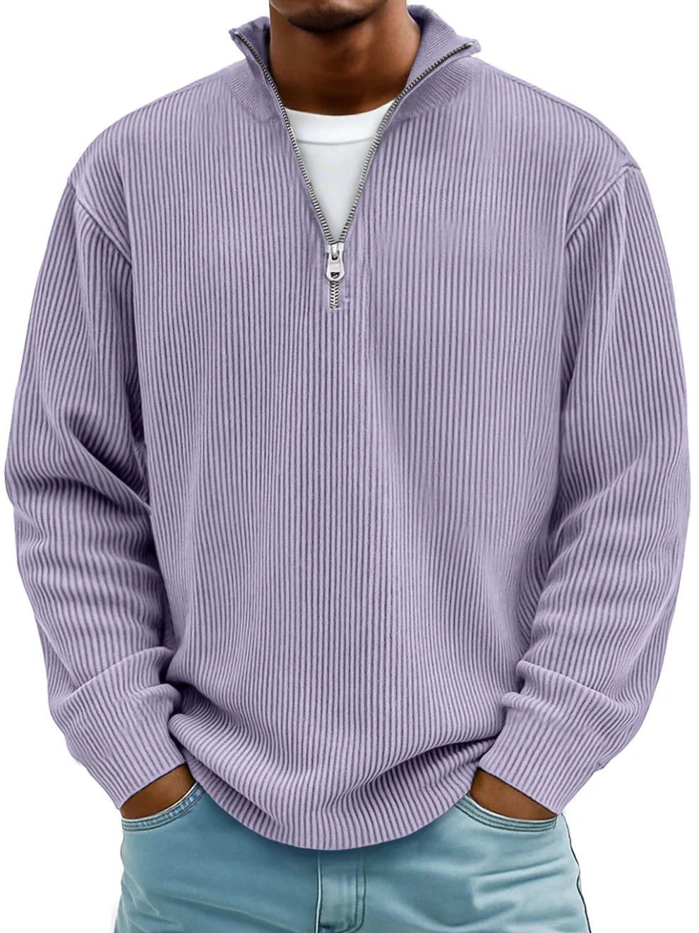 CALVIN | MEN'S CASUAL QUARTER-ZIP SWEATER