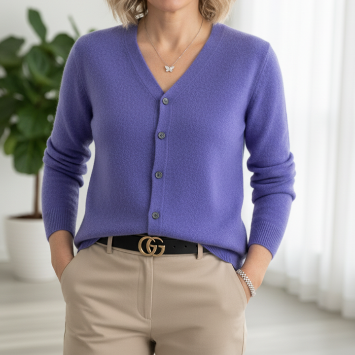 ANNA | ELEGANT BUTTON-UP CARDIGAN