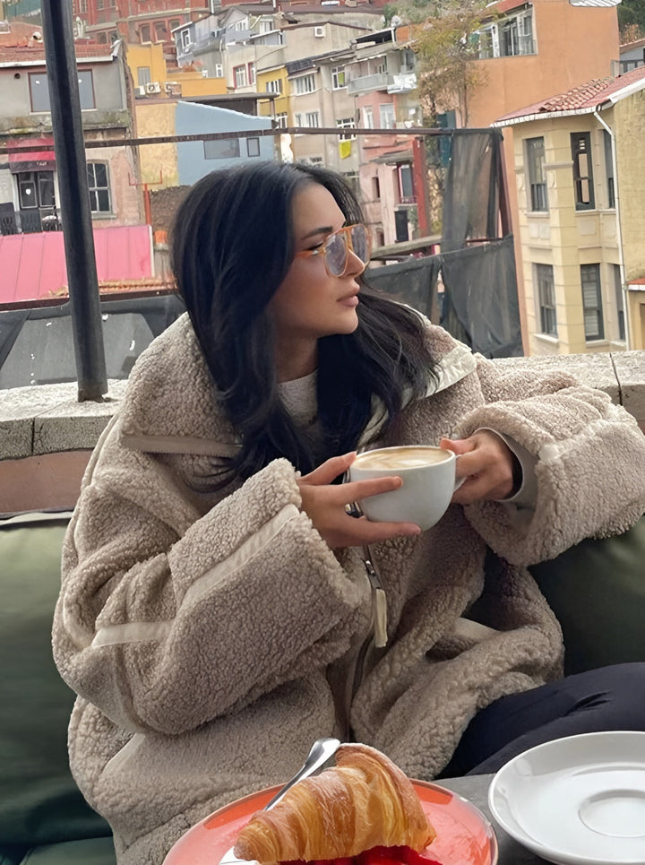 ANNA | OVERSIZED TEDDY COAT