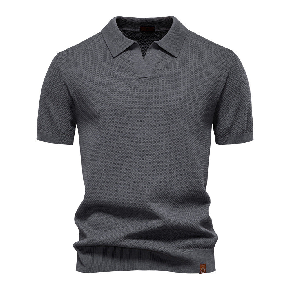 BENNO | TEXTURED POLO SHIRT