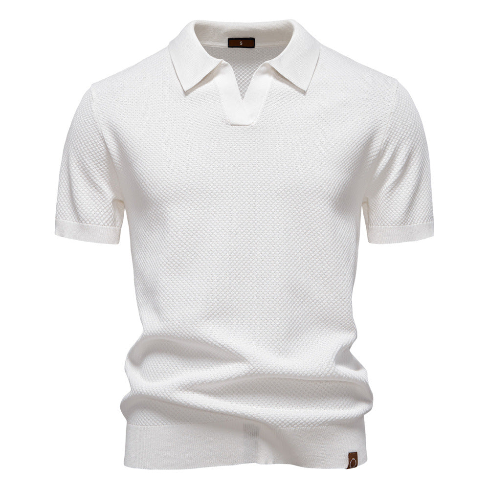 BENNO | TEXTURED POLO SHIRT