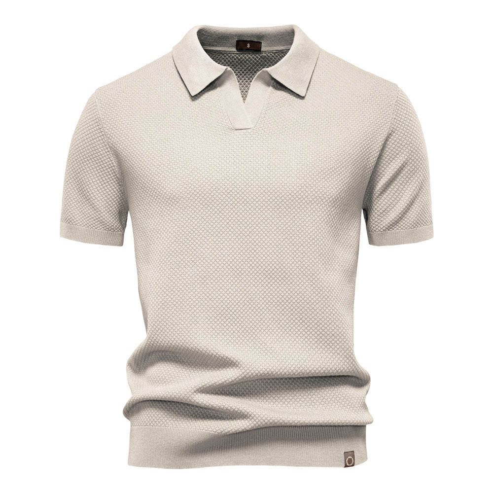BENNO | TEXTURED POLO SHIRT