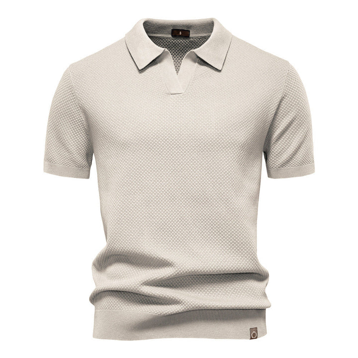 BENNO | TEXTURED POLO SHIRT