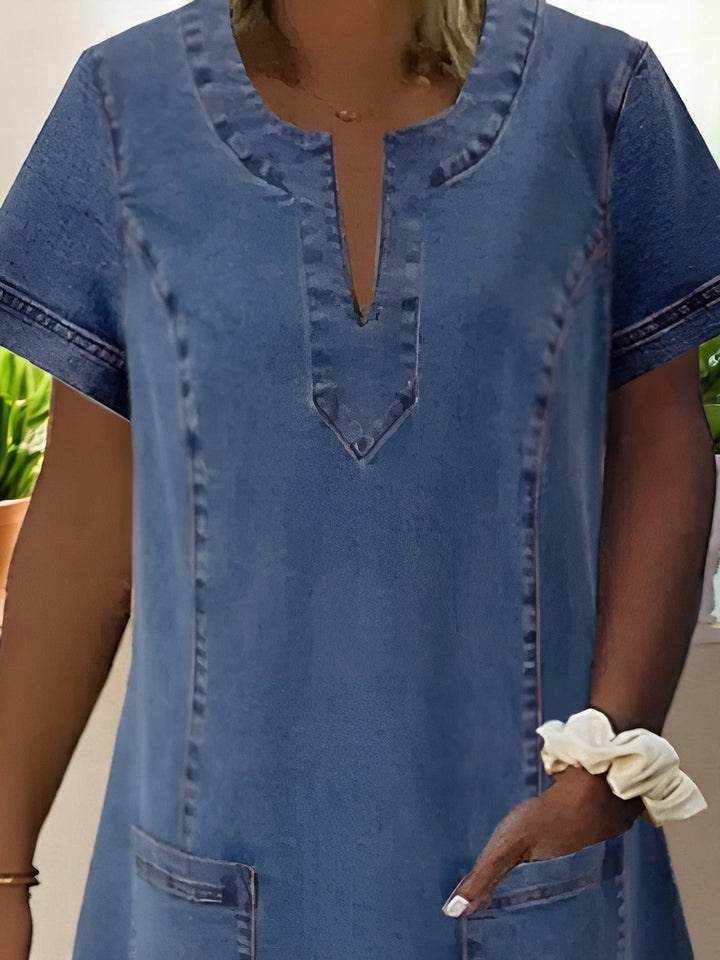 ILONA | CASUAL DENIM-STYLE DRESS