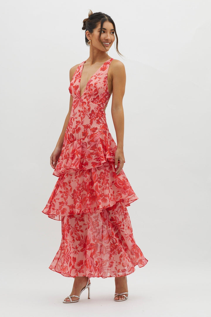 ISADORA | BLOOM TIERED MAXI DRESS