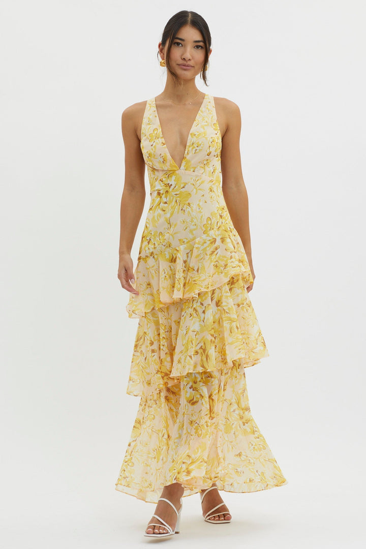 ISADORA | BLOOM TIERED MAXI DRESS