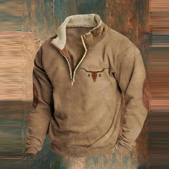 WYATT | WESTERN ZIP-UP SWEATER