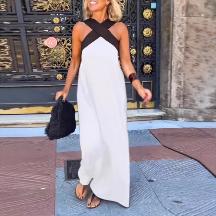 MELODIE | CROSS-OVER MAXI DRESS