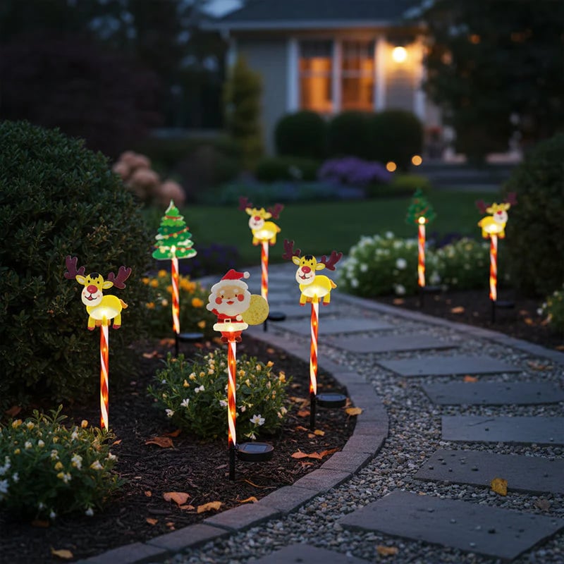6-PACK OF MOVABLE CHRISTMAS LIGHTS