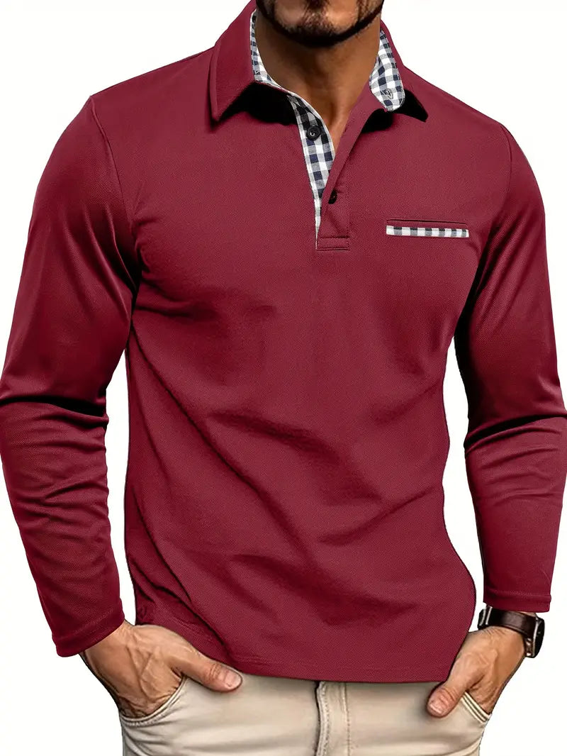 MARCEL | MEN’S LONG-SLEEVE POLO SHIRT