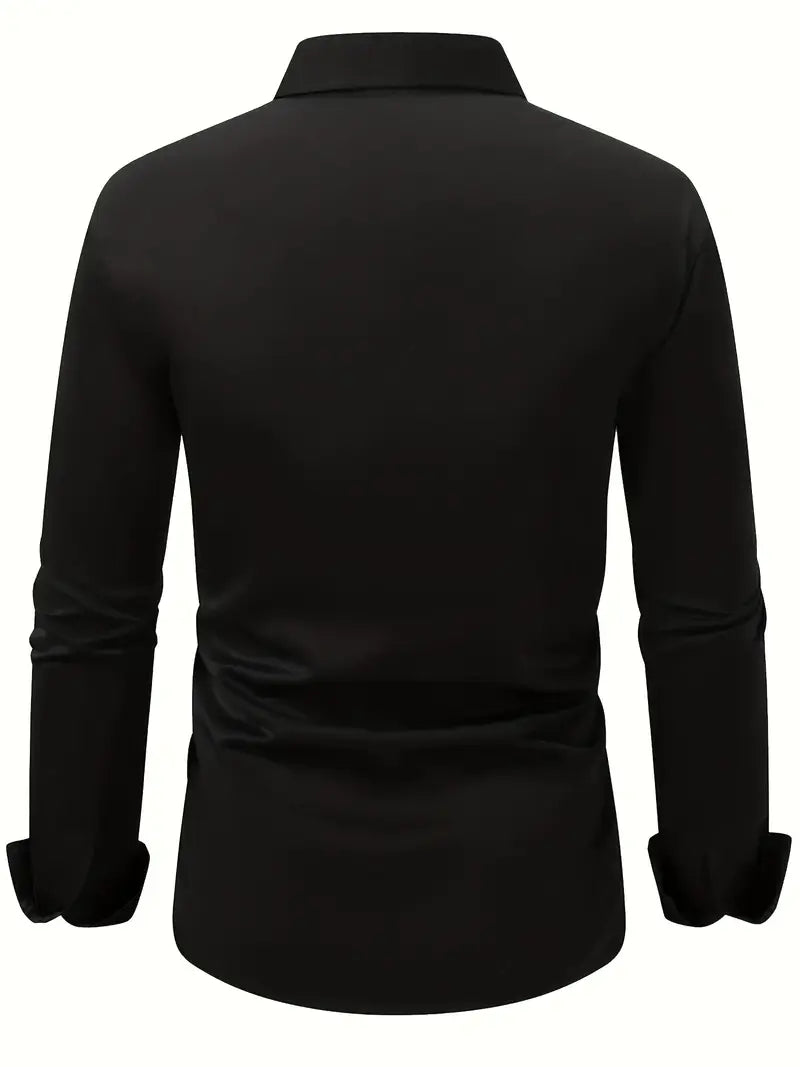 BODEN | MEN'S ELEGANT LONG-SLEEVE POLO