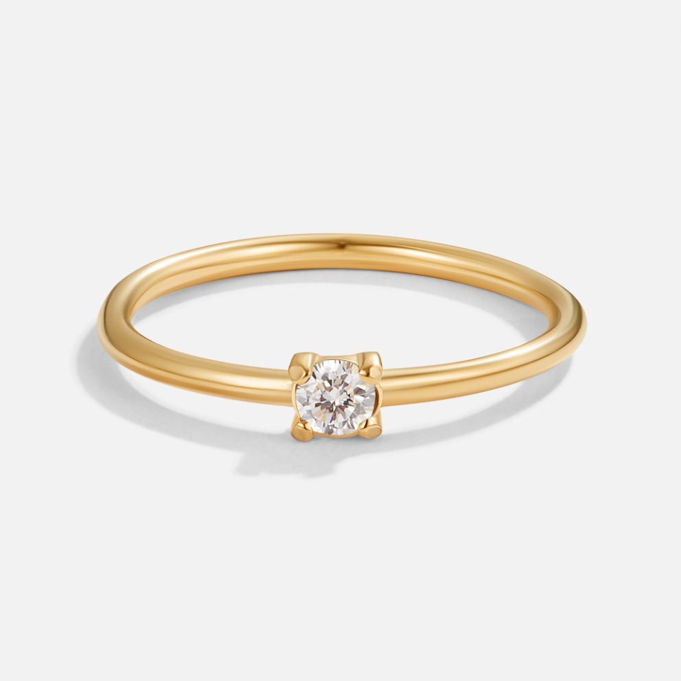 BIRTHSTONE GOLD RING