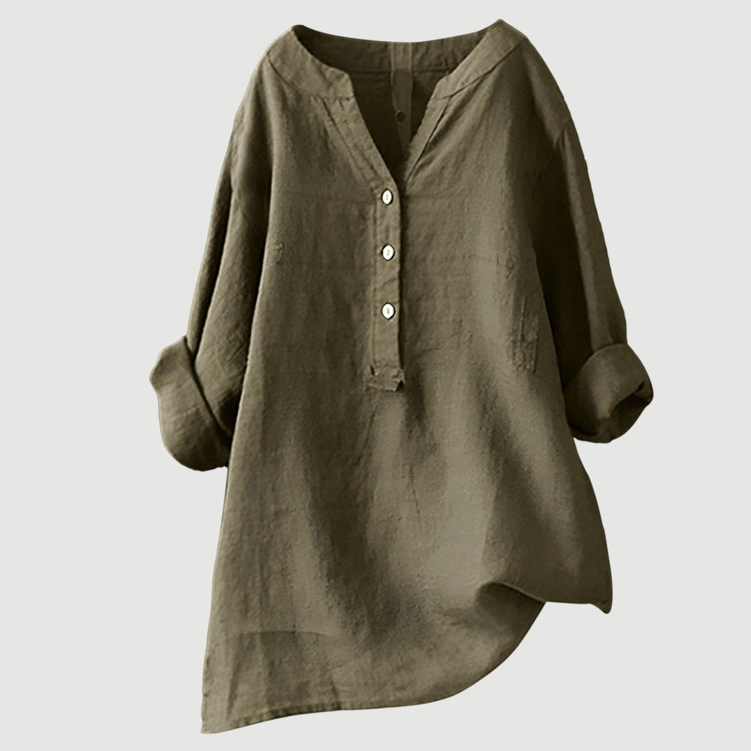 ELARA | BUTTON-FRONT SHIRT