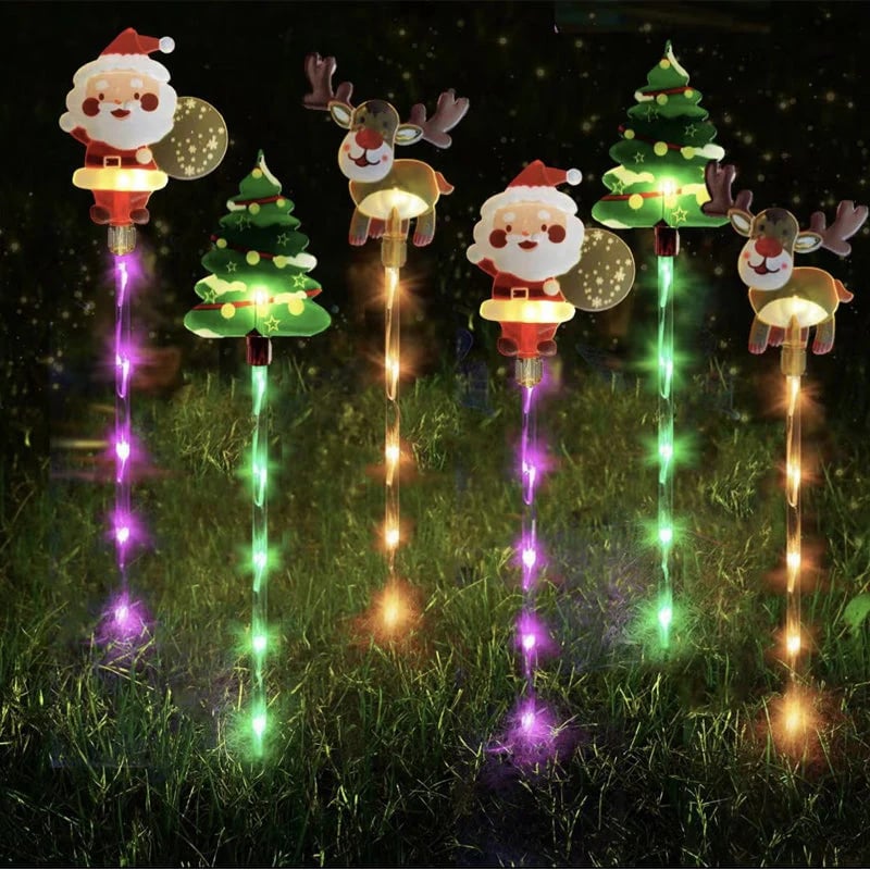 6-PACK OF MOVABLE CHRISTMAS LIGHTS