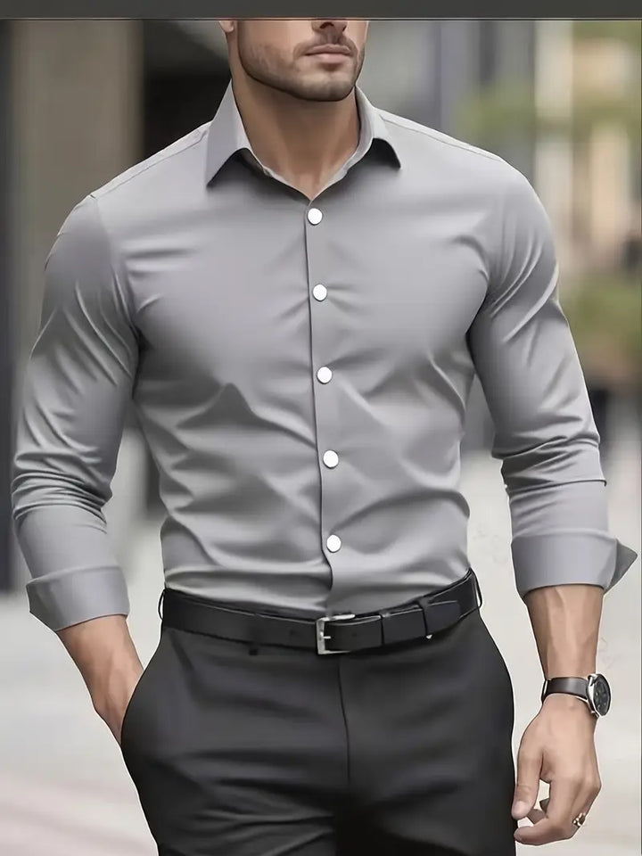 BODEN | MEN'S ELEGANT LONG-SLEEVE POLO