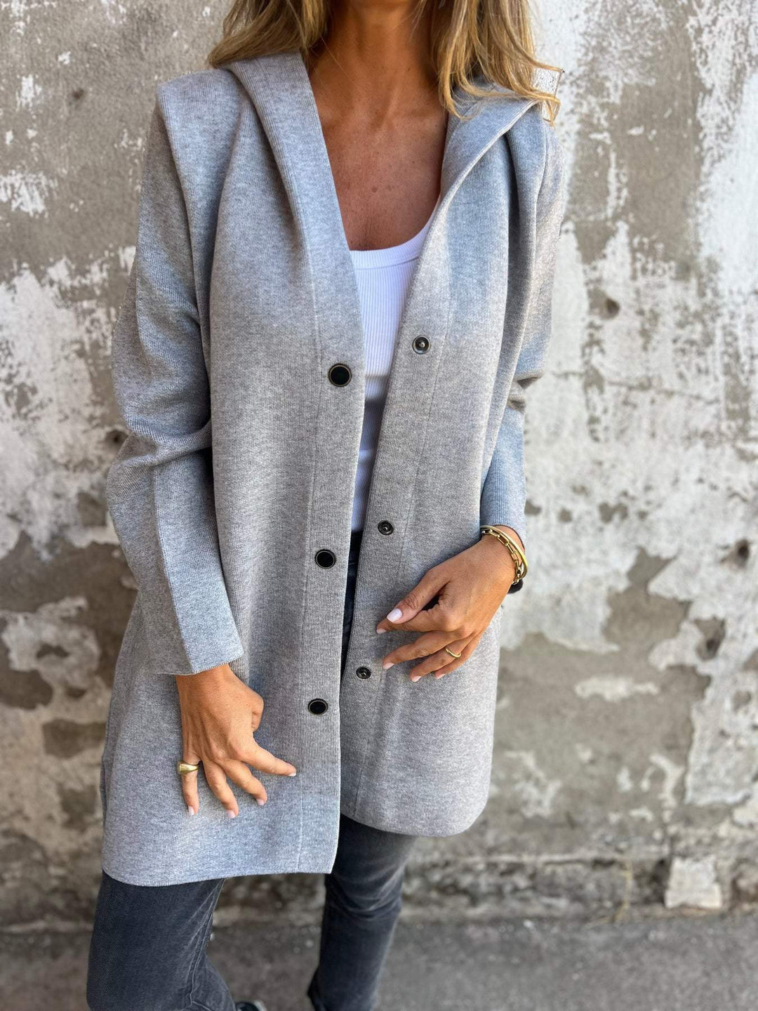 CAROLINE | COSY BUTTON-UP JACKET